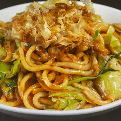 Nouilles udon sautées aux légumes