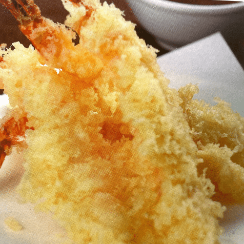 Tempura de gambas