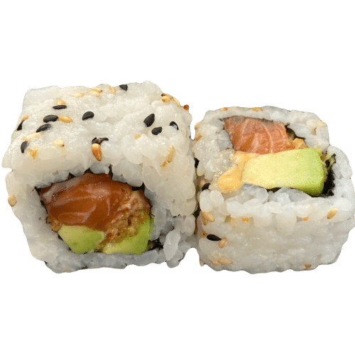 Uramaki saumon épicé