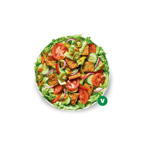 Spicy Veggie Patty Salat