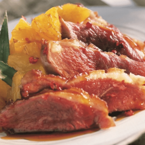 Canard avec ananas