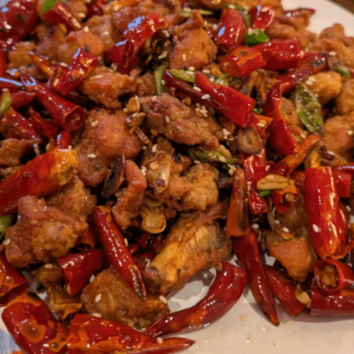 Poulet croustillant pimenté