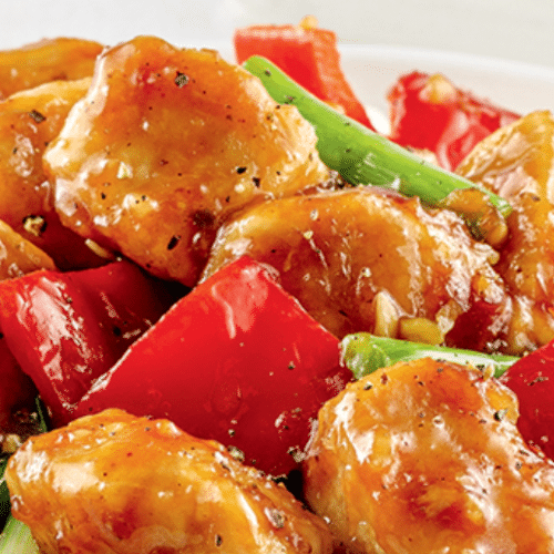 Poulet sauté avec sauce sichuannaise
