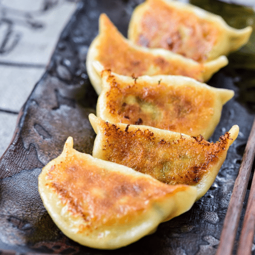 Raviolis frits aux crevettes