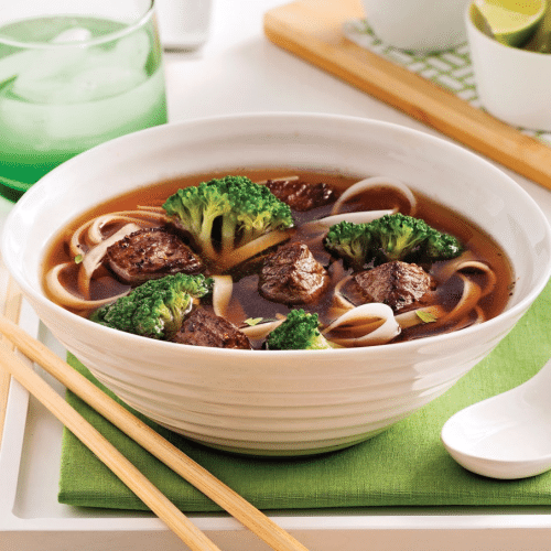 Soupe de nouilles au boeuf