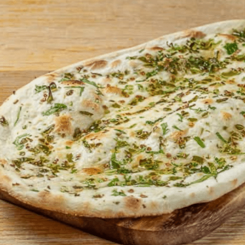 Chili garlic cheese naan