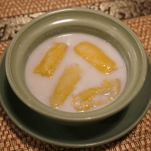 Banane in Kokoscrème