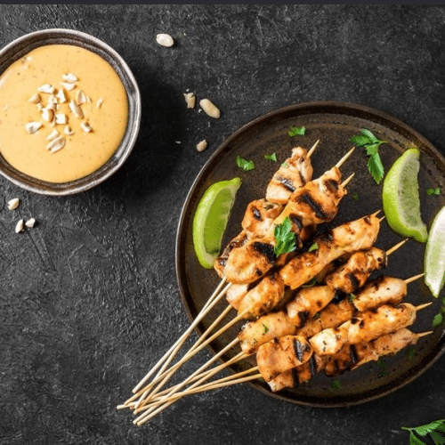 Satay Gai Spiesse (4 Stück)