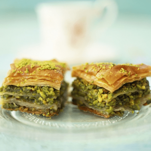 Baklava mit Pistazien (2 Stück)