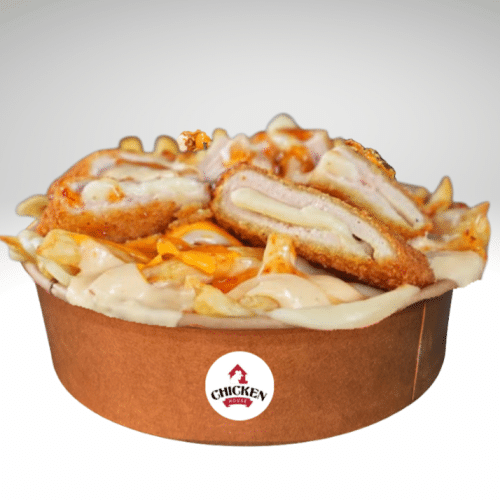 Bowl cordon-bleu avec frites / riz