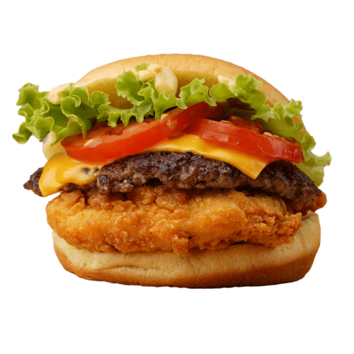 Chick'n Beef burger