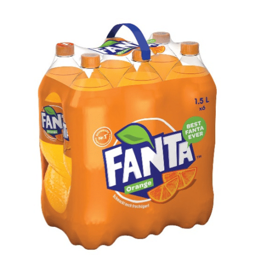 6x Fanta Orange 1,5l PET