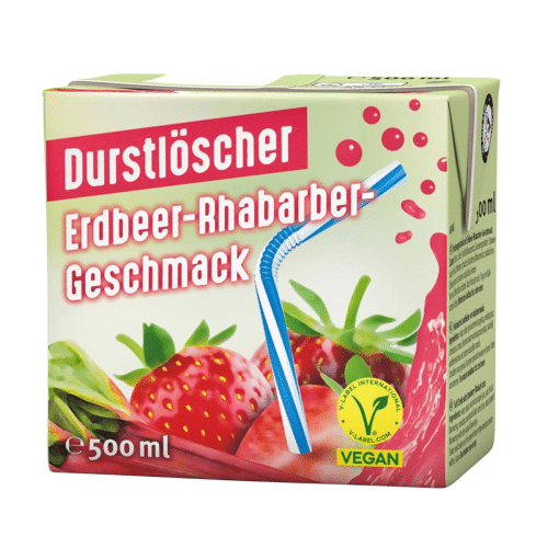 Durstlöscher Erdbeer-Rhabarber 500ml