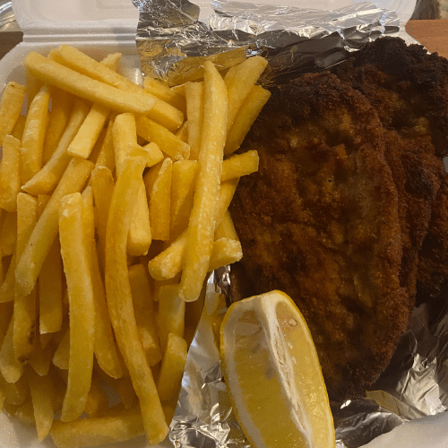 Paniertes Schweinschnitzel