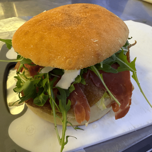 Kebab Taschenbrot Italiano Crudo Rucola