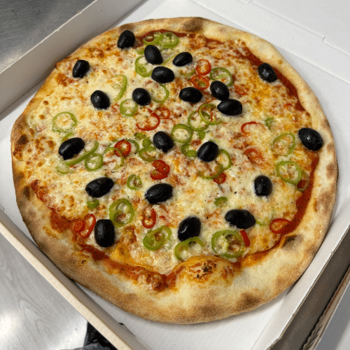 Pizza Vesuvio (scharf)