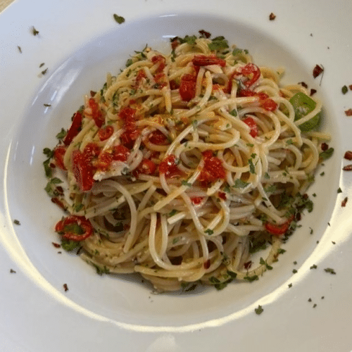 shpaghetti Aglio e Olio peperoncino