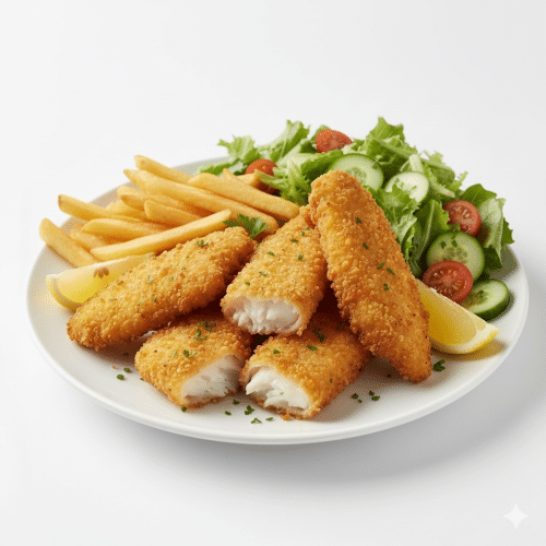 Fisch Knusperli Teller