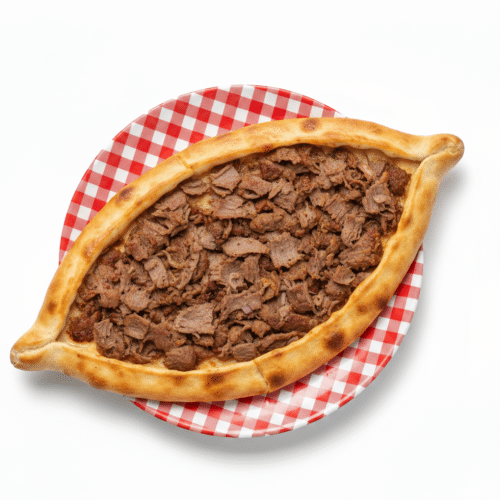 Pide mit Kebabfleisch