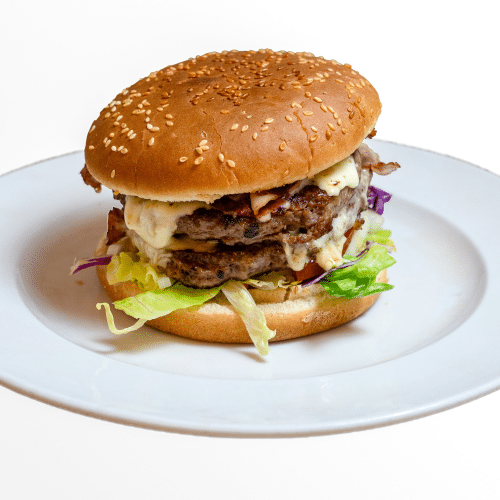 Double Cheeseburger Smashed Fleisch Glutenfrei