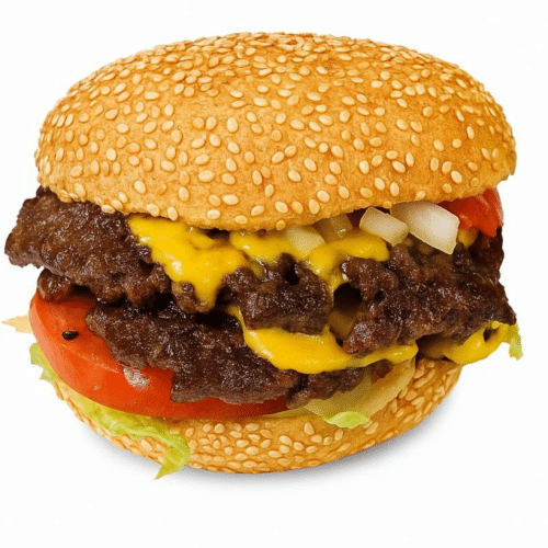 Double Cheeseburger Smashed Fleisch