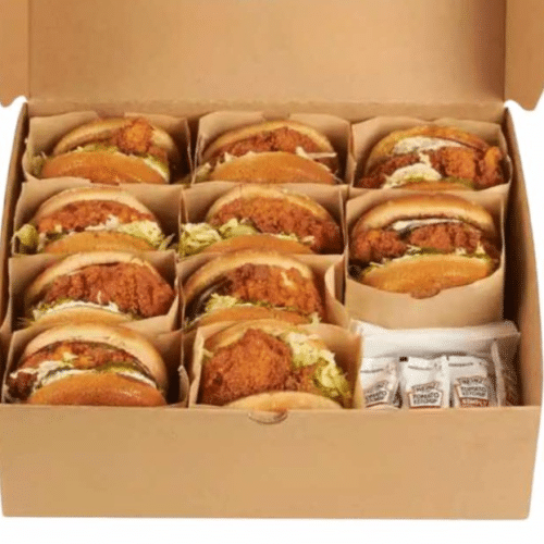 Chicken Burger Box (10 pces)