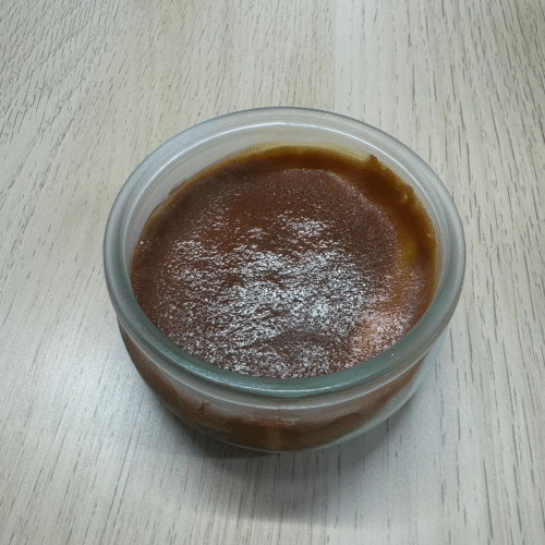 Karamell Cheesecake im Glass Italienische Produktion