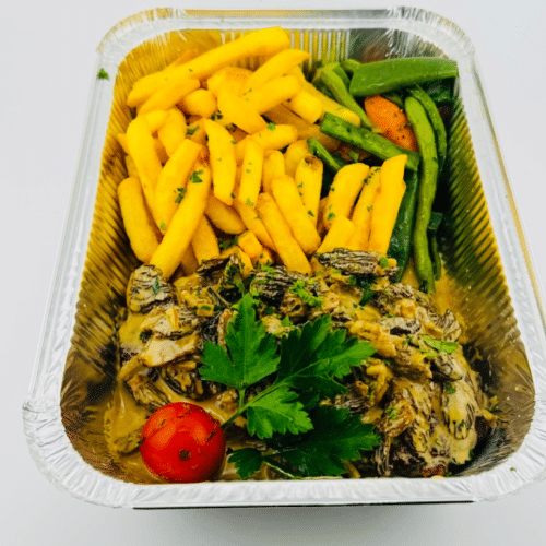 Entrecôte de boeuf  aux morilles