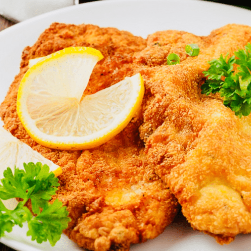 Escalope de poulet pané