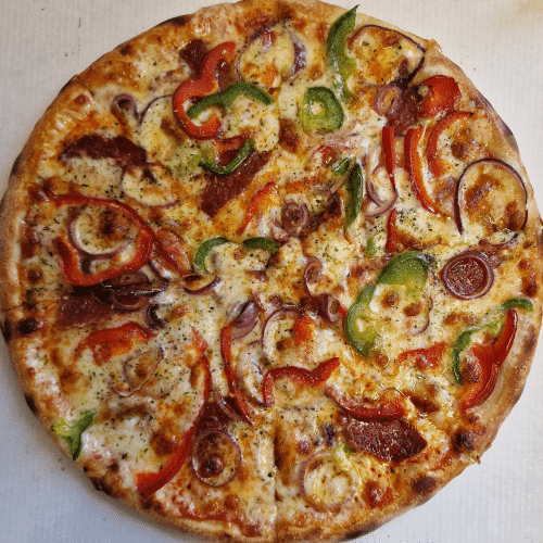 Pizza Calabrese (scharf)