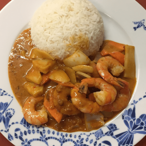 Crevettes au Satay