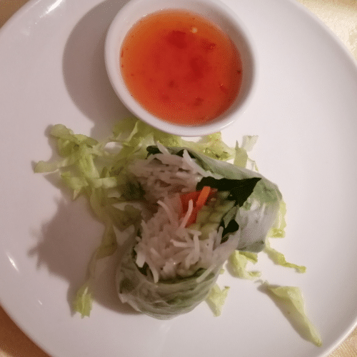 Rouleaux d'été aux légumes
