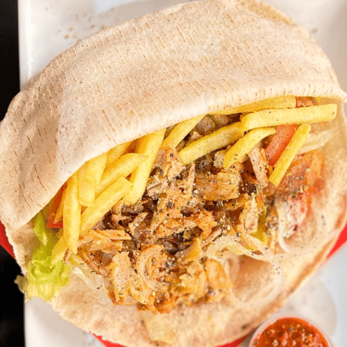 Royal kebab (frite dedans)