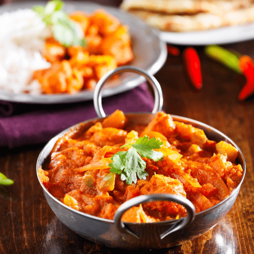 Chicken Vindaloo (sehr scharf)