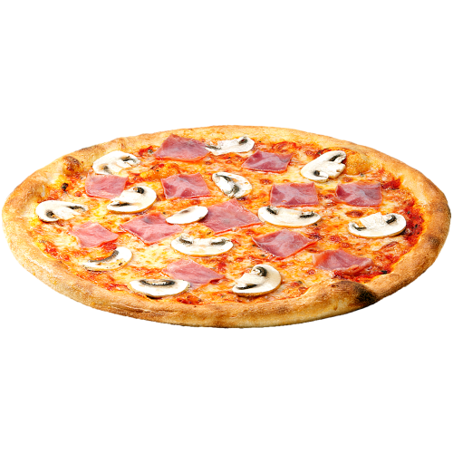 Pizza Proscuitto e Funghi