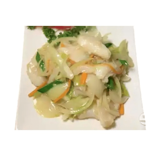 Poisson aux oignons et gingembre
