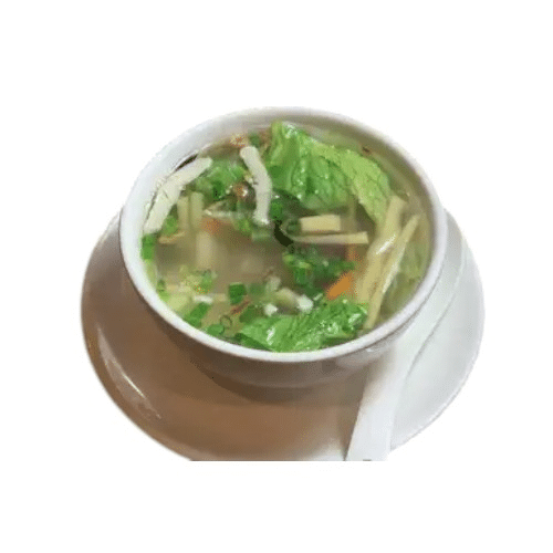 Potage vermicelles et poulet