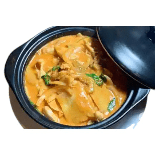 Poulet au curry rouge thaï