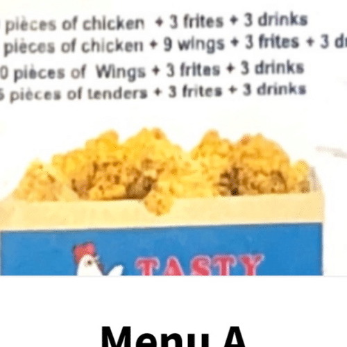 Menu Family A