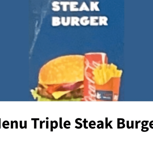 Triple Steak Burger