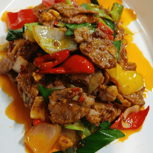 Porc sauté deux fois