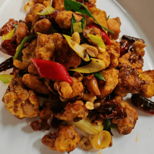 Poulet sauté aux piments