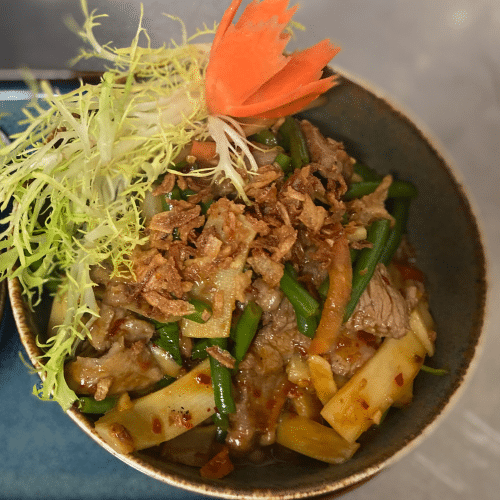 Rindfleisch Pad Krapau (scharf)