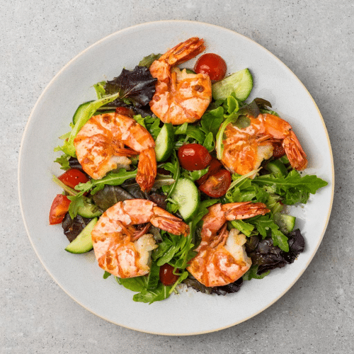 Riesen-Crevetten Salat