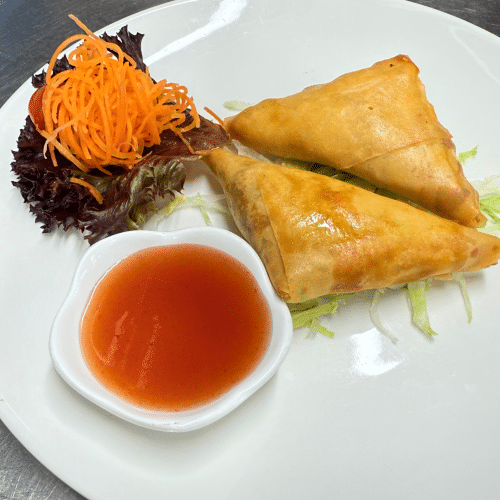 Gebackene Currytaschen (scharf)