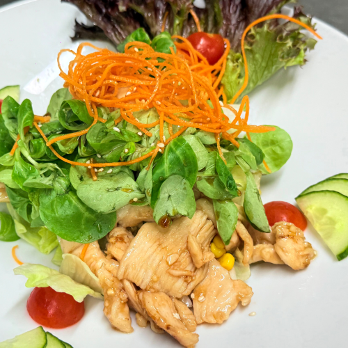 Gemischter Salat mit Poulet