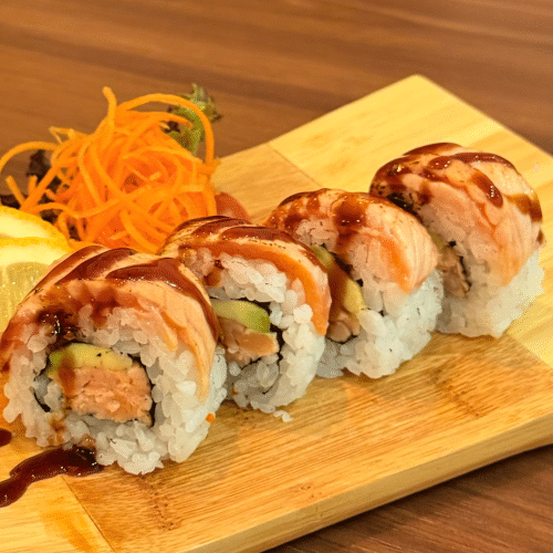 Grillierte Lachs Roll (4 Stück)