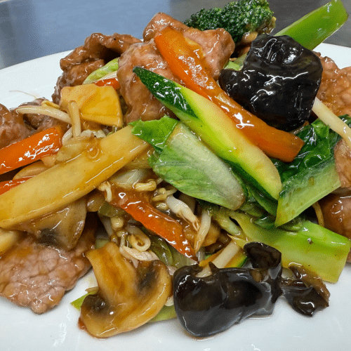 Sautiertes Rindfleisch Chop-Suey