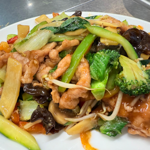Sautiertes Schweinefleisch Chop- Suey