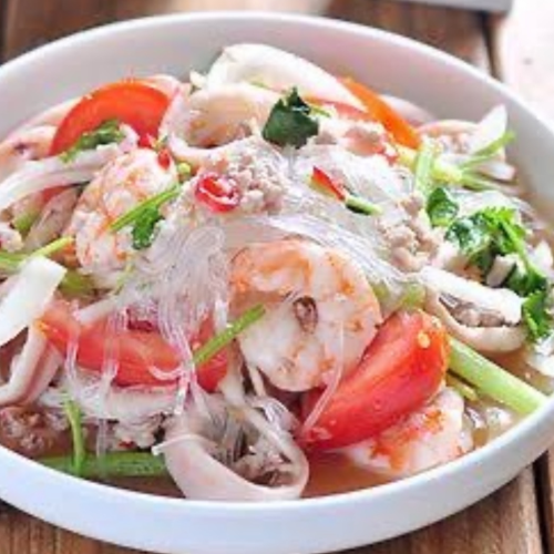 Glasnudelsalat (leicht scharf)